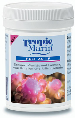 TROPIC MARIN REEF ACTIF для усиления окраски и роста кораллов в рифе, пласт. банка 500мл
